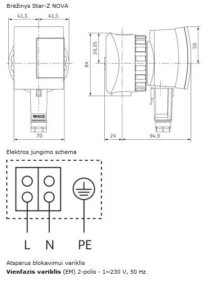 Star-Z NOVA Srieginis cirkuliacinis šlapiojo rotoriaus siurblys - Image 3